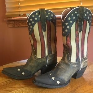 Dan Post Women’s American Flag Cowgirl Boots Size 6.5 NWOB